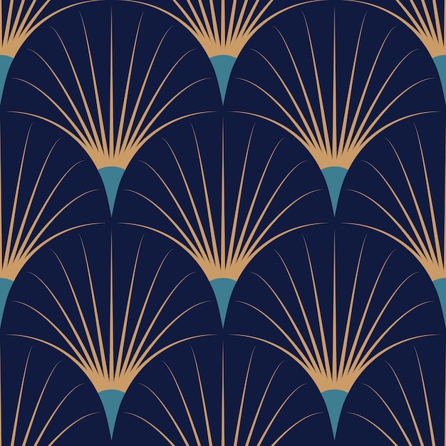 Vector art deco seamless pattern