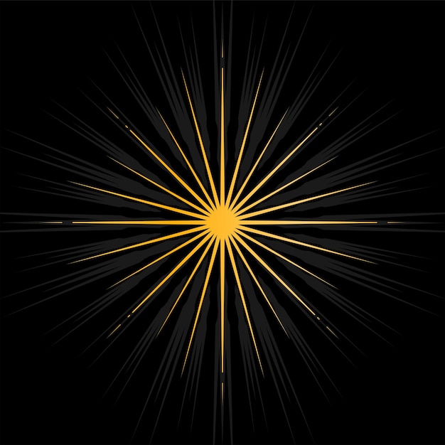 Vector art design sunburst vector illustration