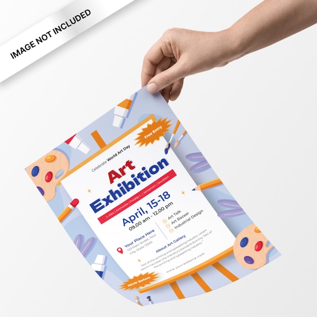 Art Exhibition Flyer Template