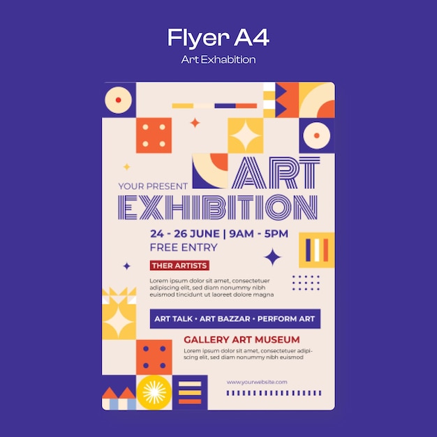 Art Exhibition Flyer Template