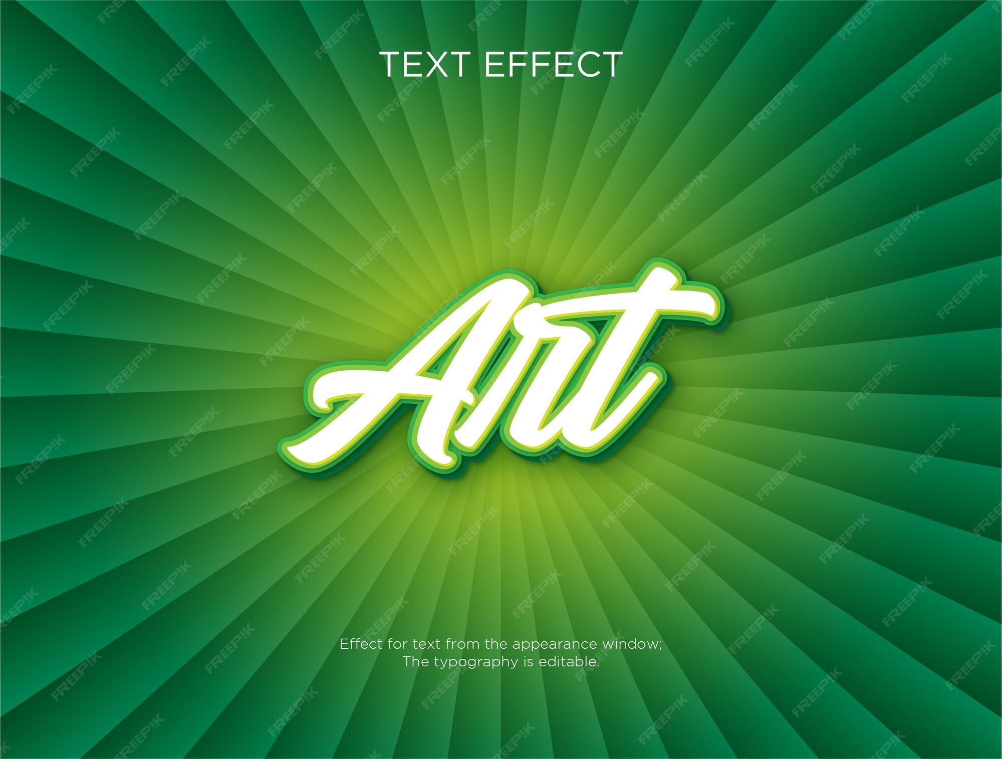 Premium Vector | Art green