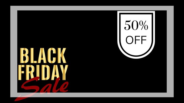 Vector art illustration black friday 2022