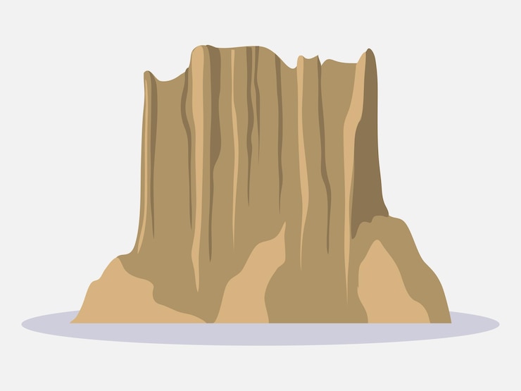 Vector art illustration design background symbol element wallpaper nature concept of mount