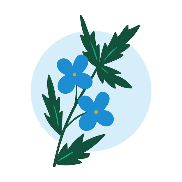 art illustration design concept flower aesthetic template element for banner or social media poster