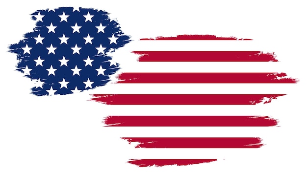 Vettore arte illustrazione concetto di design simbolo banner sfondo bandiera america icona stati uniti veterano