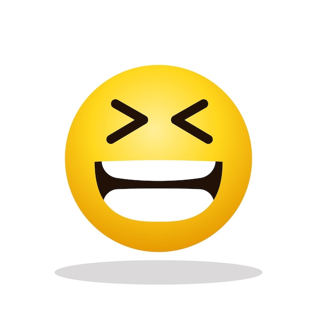 Art illustration Design Emoji face expression symbol emoticon of smile teeth