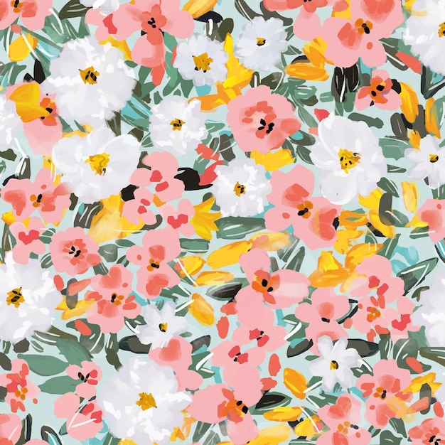 Art Illustration flowers in spring