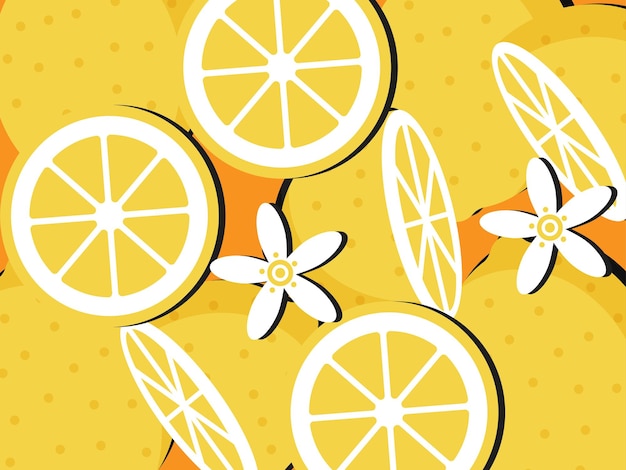 Вектор Художественная иллюстрация еда обои логотип символ значок овощи фрукты фон лимона апельсина