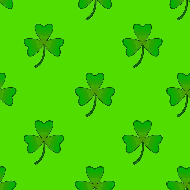 Art Illustration OF LUCKY CLOVER pattern