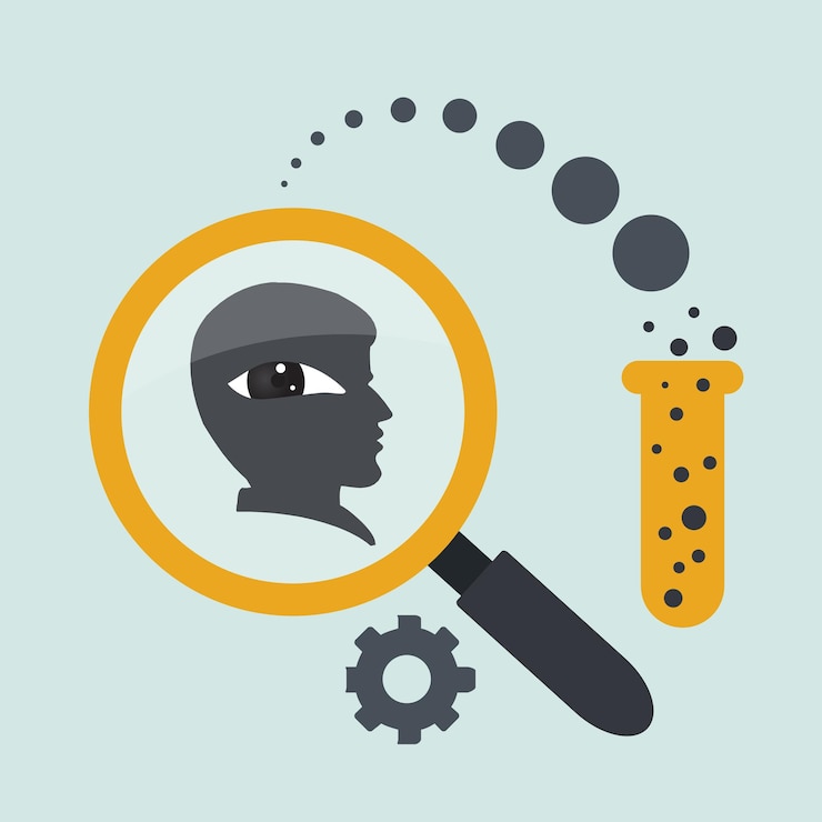 Vector art illustration symbol of idea formula
