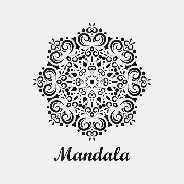 Linea d'arte mandala background design