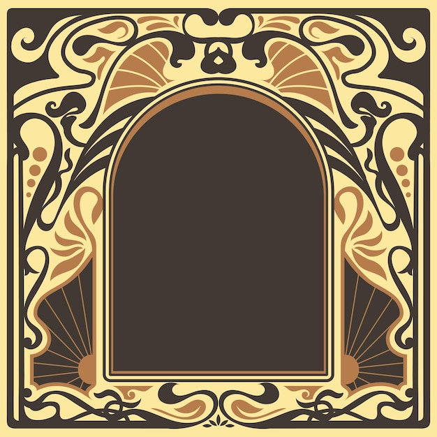 art nouveau background