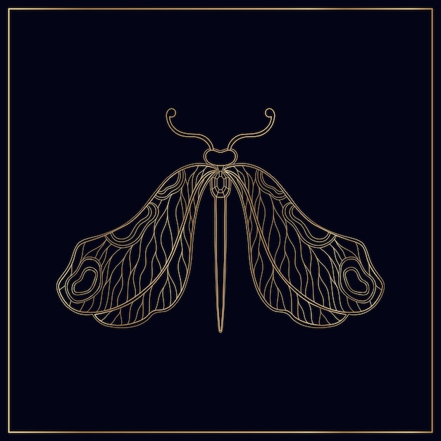 아르누보 스타일 잠자리 곤충 기본 요소 19201930년 빈티지 디자인 심볼 모티브 디자인
