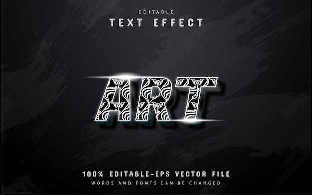 Art text effect