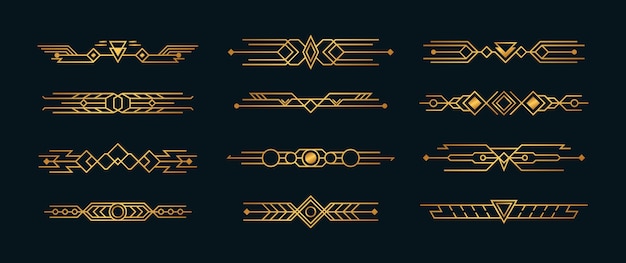 테두리 및 프레임을위한 Artdeco 모서리