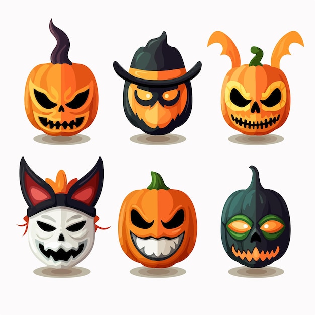 Artful autumn Halloween mask to wear AI Generation