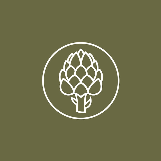 artichoke vegetable icon