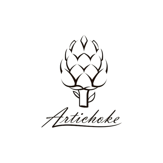 artichoke vegetable illustration