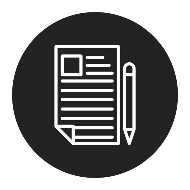 記事のアイコンベクトル画像は報道自由の日のために使用できます