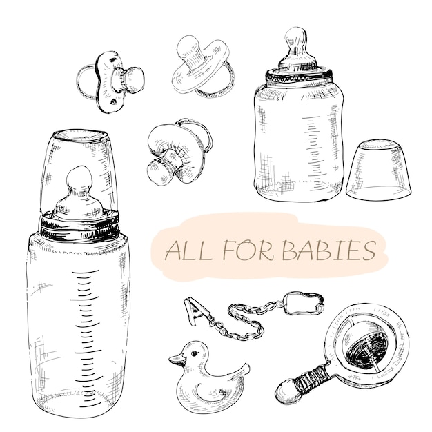 Vector articles for babies