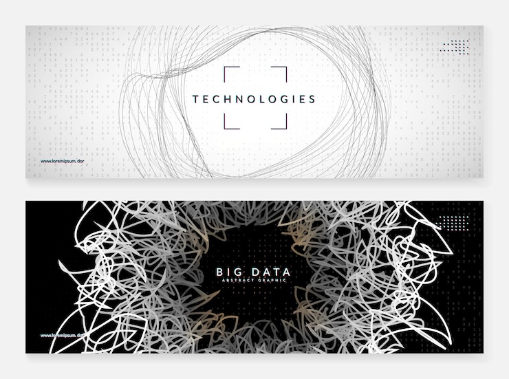 Vector artificial intelligence background. digital technology, deep learning and big data concept. abstract tech visual for computing template. industrial artificial intelligence background.
