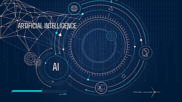 Artificial intelligence computing technology is used to create virtual infographics