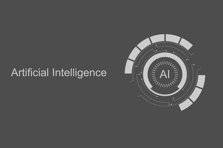 Vector artificial intelligence concept