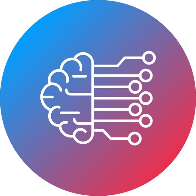 Artificial Intelligence icon vector image Can be used for Big Data
