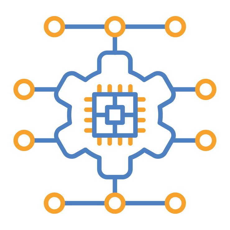 Vector artificial intelligence icon