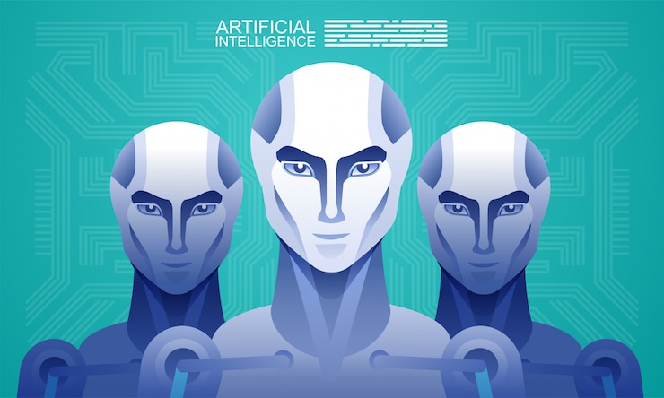 Vector artificial intelligence robot