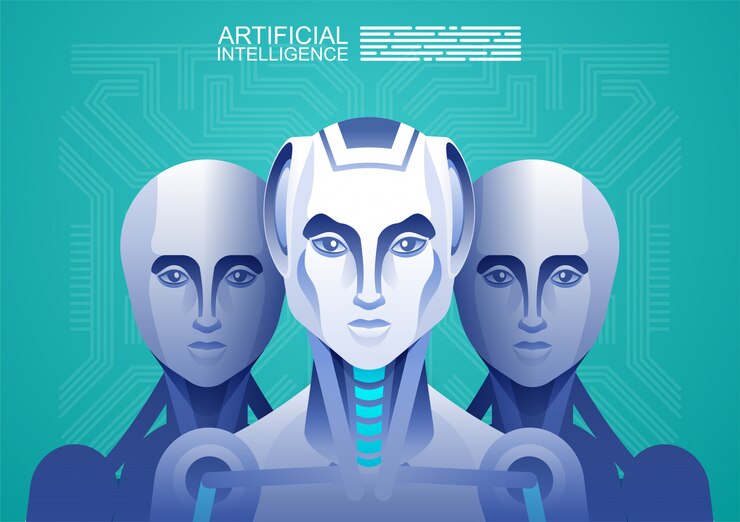 Vector artificial intelligence robot