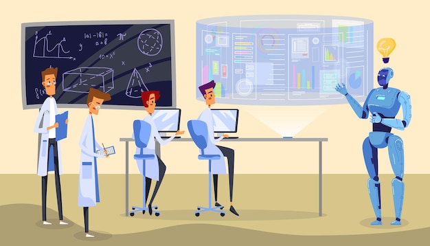 Научная технология искусственного интеллекта с плоским вектором