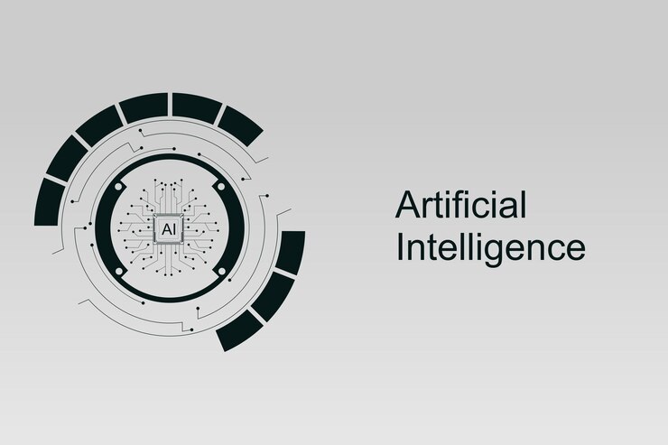 Vector artificial intelligence technology concept