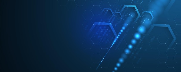 artificial intelligence technology web background virtual concept