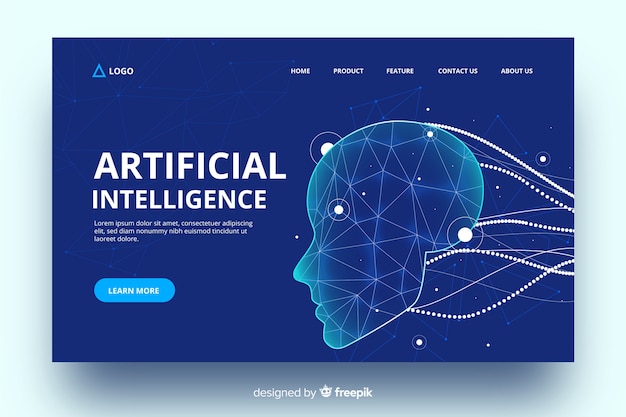 Artificial intelligence with virtual cables landing page