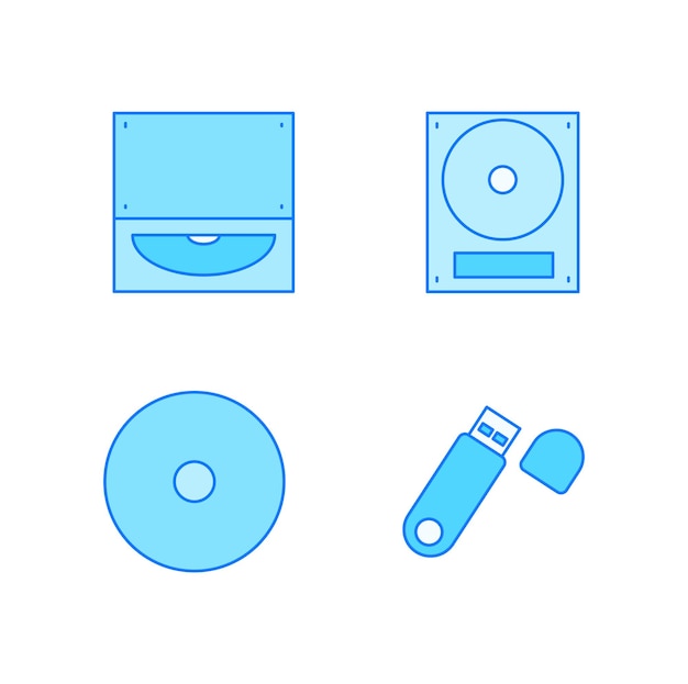 Artificiële intelligentie lijn iconen Set van AI technologie iconen voor app en web Vector