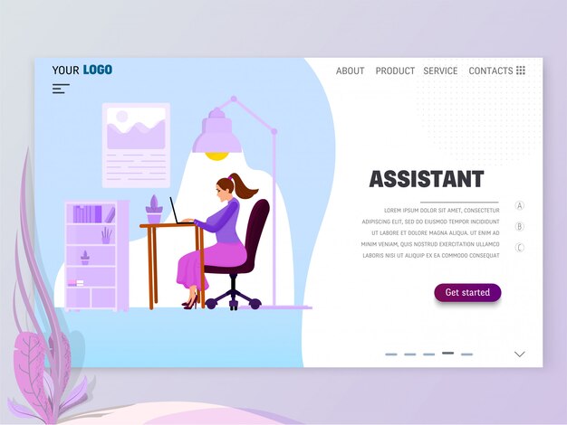 Artist landing page template