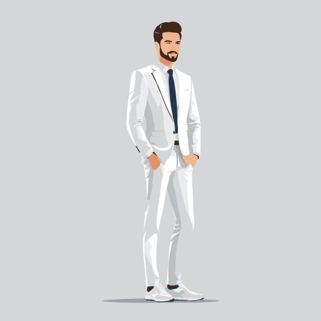 Vector artist vector on white background