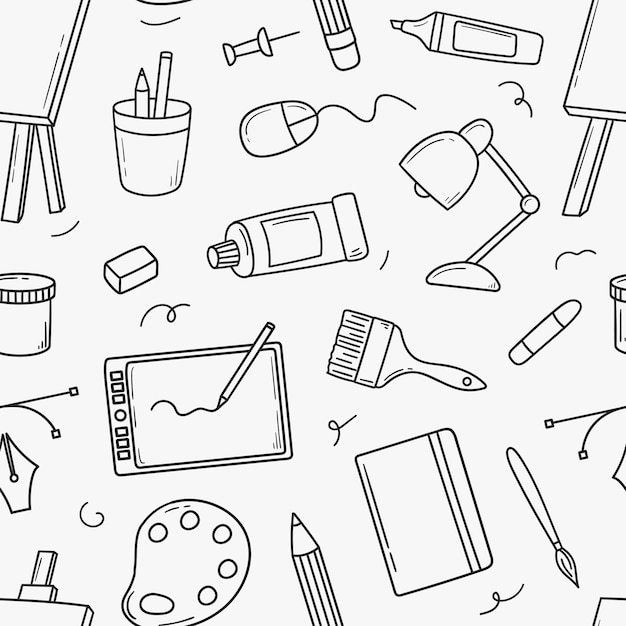 アーティストの手の道具セット アート用品 スケッチスタイル イーゼル ブラシ ペンキ 筆