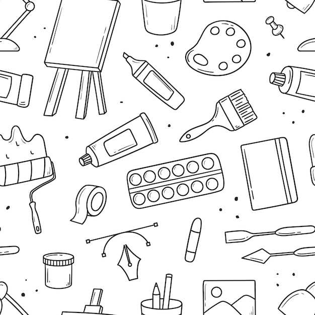 アーティストの手の道具セット アート用品 スケッチスタイル イーゼル ブラシ ペンキ 筆