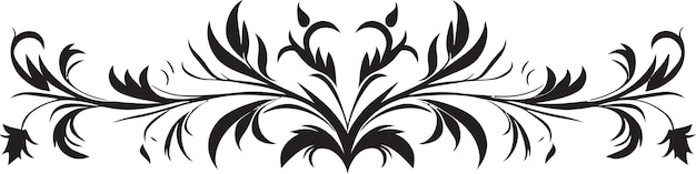 Artistic adornments ornamental design emblem graceful ornate accents logo vector design