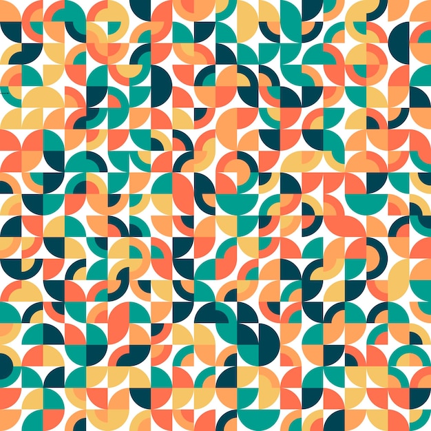 Artistic Bauhaus Pattern Background