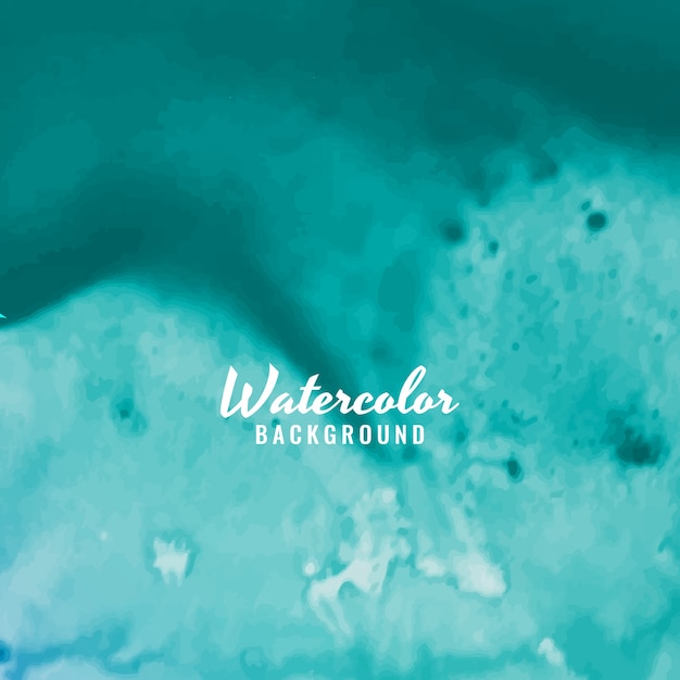 Vector artistic blue watercolor background