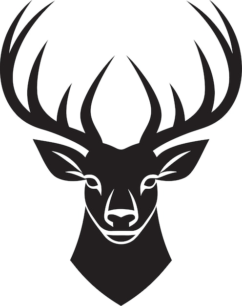 Progetti artistici del logo deer per l'identità creativa del marchio