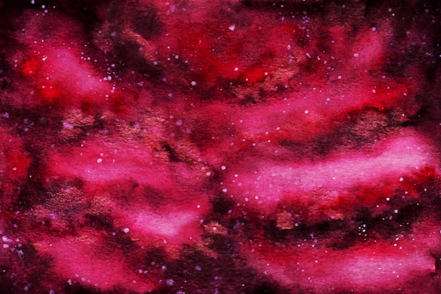 Vector an artistic hand painted galaxy watercolor background