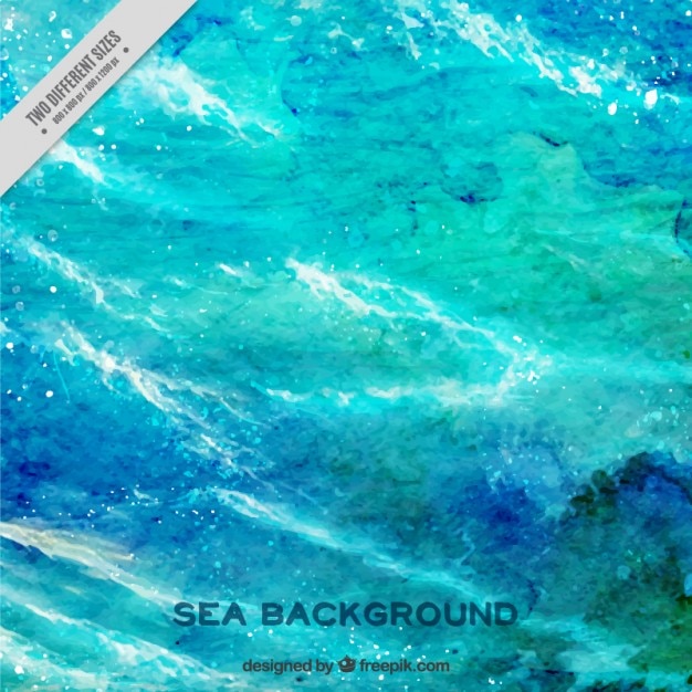 Vector artistic sea background