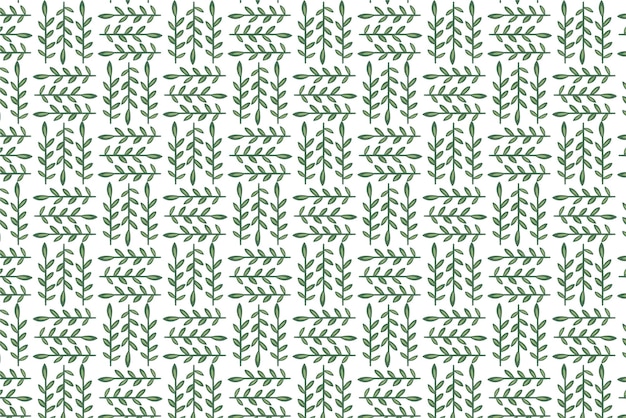 artistic seamless leaves pattern