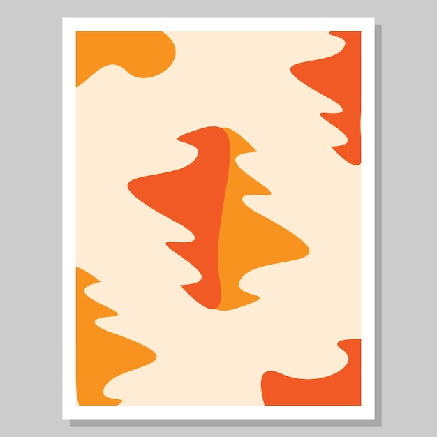 Vector artistieke abstracte tekenkunst voor wanddecoratie