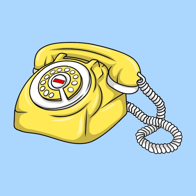 Black Rotary Dial Phone Drawing Stock Illustrations, Royalty-Free Vector  Graphics & Clip Art - iStock