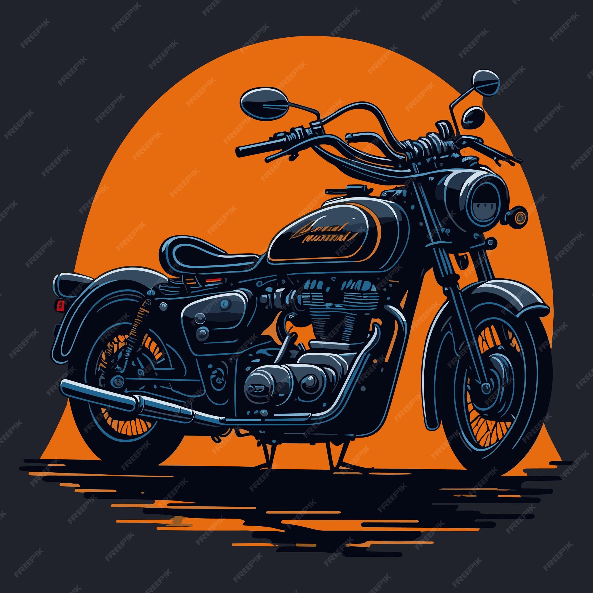 Motorcycle gasoline labet tee graphic design Vector Image